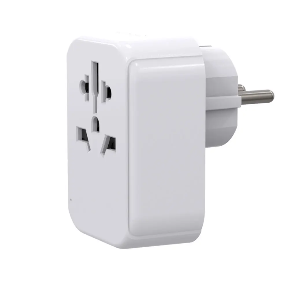 European DE Travel Plug Adapter International Power Plug Socket with 3 USB Outlet Adaptor Charger