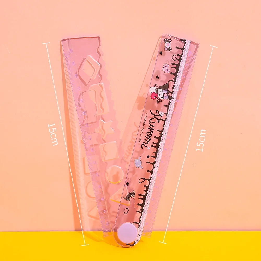 Stationery creative folding ruler cartoon ruler student supplies scale multi-functional painting ruler