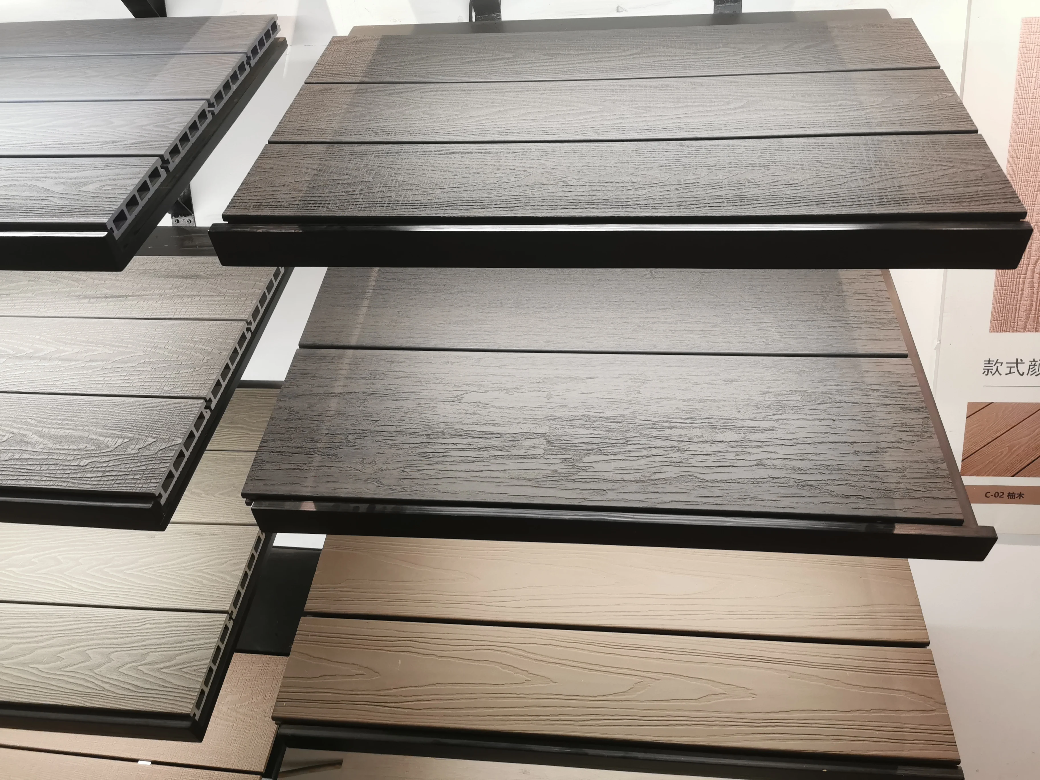 Quality Assurance Wear-resistant Wpc Terrace Flooring Manufacturer Wood Grain Wpc Decking Flooring Board