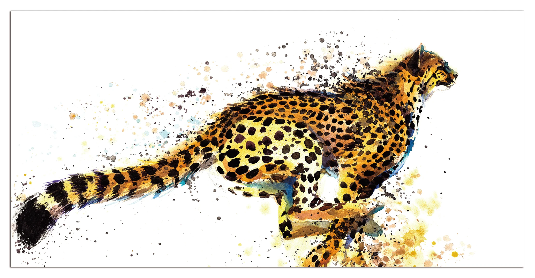 HD Realistic Wild Animal Cat Face Acrylic Wall Art Canvas Decorative Painting Digital Painting Office Living Room