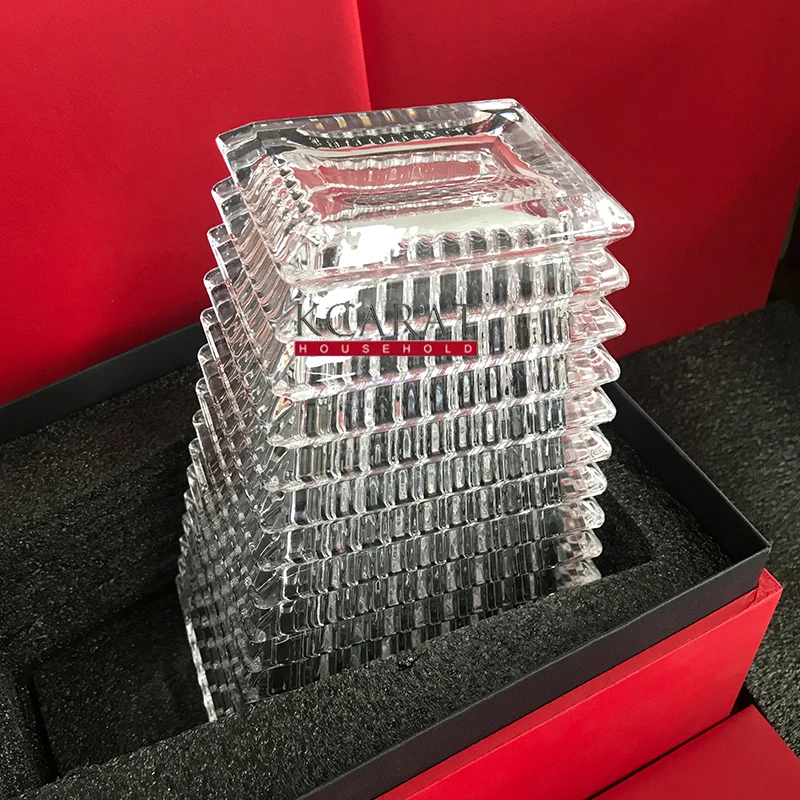 glass vase for flowers  French luxury style crystal vase T shape vase