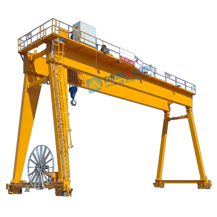 Europe style MG double girder gantry crane price supplier factory 30 ton 32t for crane outdoor workshop