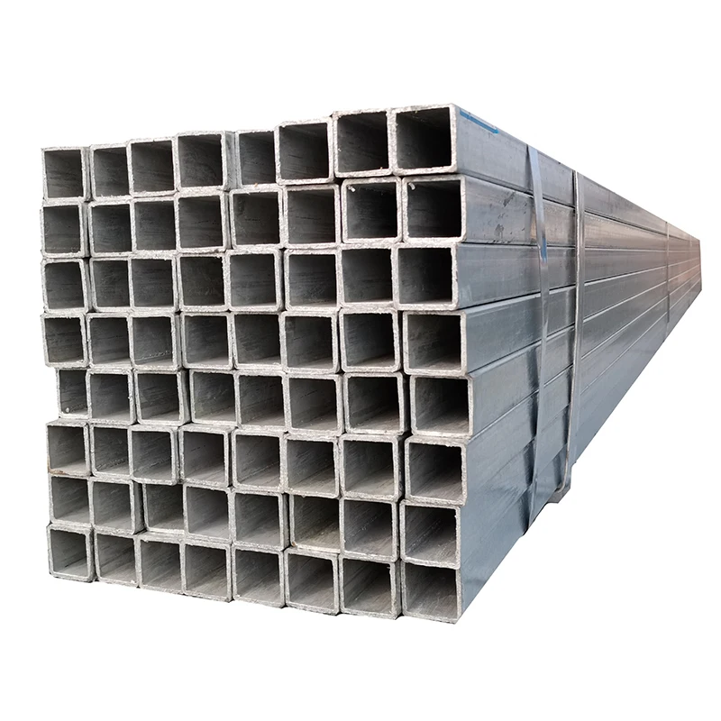 2x2 Galvanized Hollow Section 14 gauge tubing tubular iron Square Steel Pipes tube for Shelter Structure