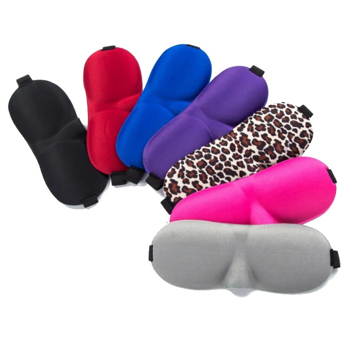 Outdoor Travel Sleeping Aid Fashionable Sleeping Eye Mask Blindfold Cover Light Guide Sponge Eye Mask