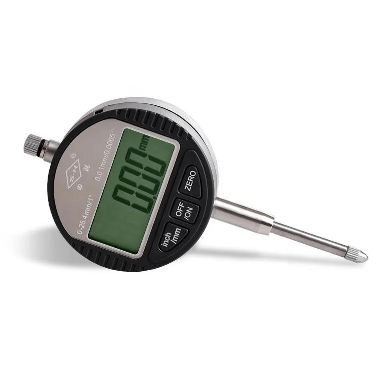 Хорошее качество, цифровые функциональные типы тестовых индикаторов с циферблатом 0-12,7-25,4-50-100 мм, точный измерительный индикатор 0,01