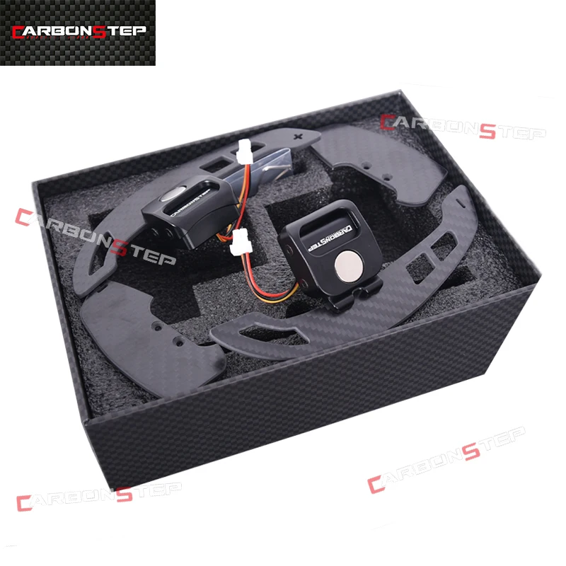 Carbon Fiber Steering Wheel Magnetic Paddle Shifter For Audi A3 S3 RS3 A4L A5 S4 S5 RS4 RS5 B9 Q5 SQ5 Q7 TTRS RS6 RS7 R8 C7 C8