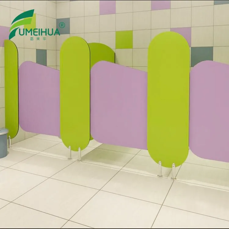 Fumeihua bathroom cubicle shower/12mm HPL  kid toilet cubicle