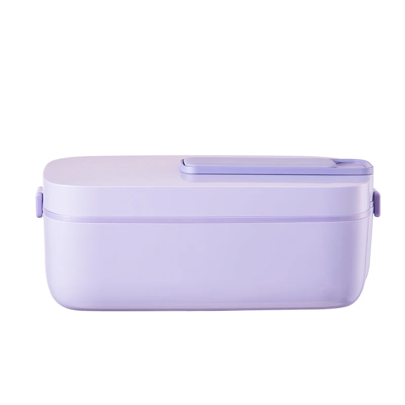 1L stainless steel container wireless portable electric lunch box Bento box food warmer for heat up food
