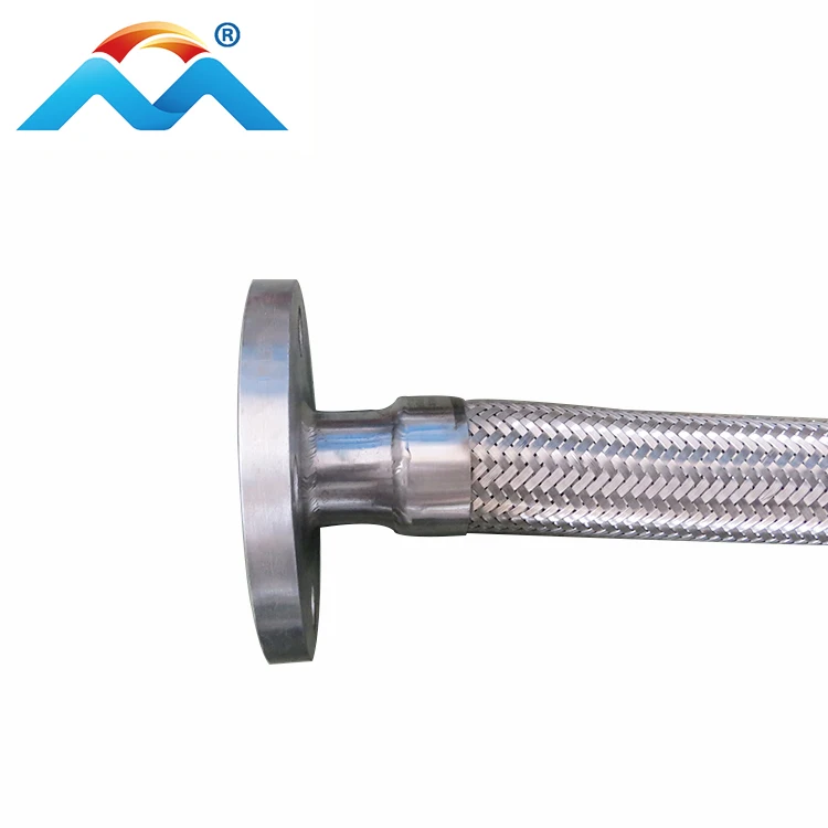 China supply ASTM heating resistance high pressure ss 304 316L  AISI braided metal hose