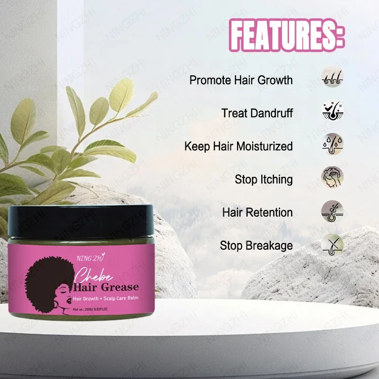 Private label Hair Chebe Hair Grease Perfect for hair Shine and Moisturizes