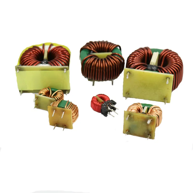 Ferrite inductance coil Low frequency big power Choke coils compliant  Copper Coil magnetic Ring inductors