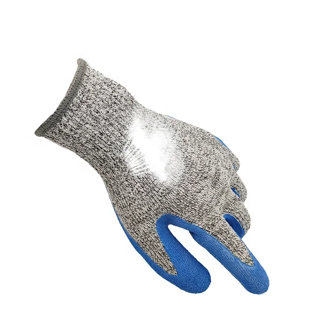 Hppe Anti Cut Latex Gloves Utility Latex For Construction China Manufactures