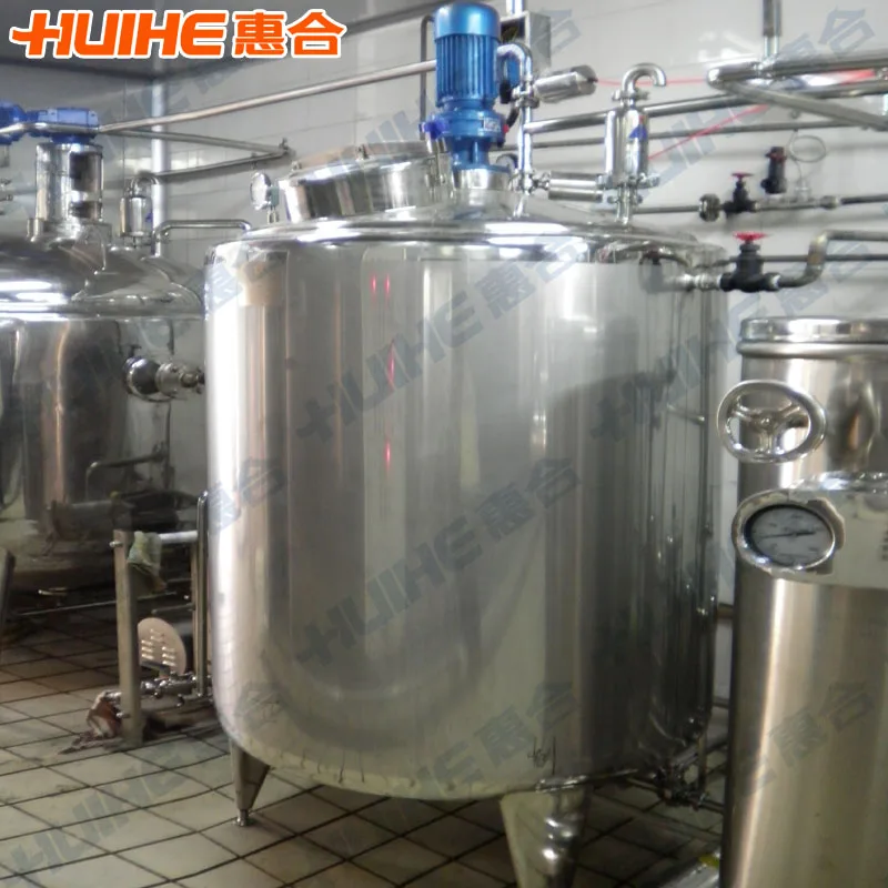 Factory price Stainless steel juice beverage milk mixing equipment tank