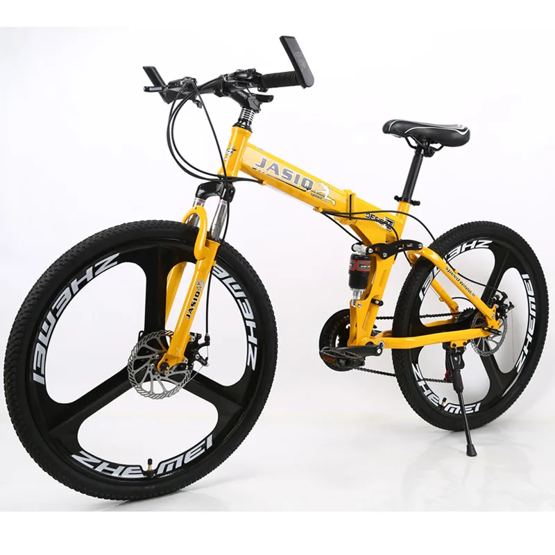 26/24 inch folding mountain bike city comfortable student variable speed double shock absorption disc brake adult