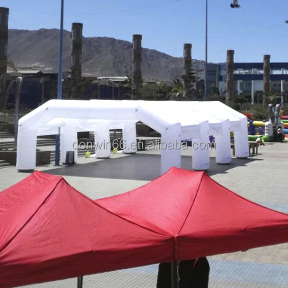 Commercial Black Portable LED Disco Lighting Menu Square Tent Mobile Bar Foldable Tent Huge Inflattable Nightclub PVC Nightclub