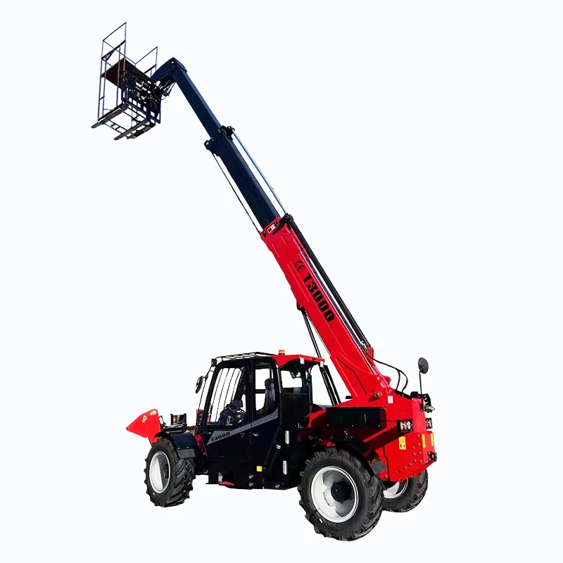 Telescope Forklift Long Arm Forklift Material Handling Telescopic Handlers With Bucket