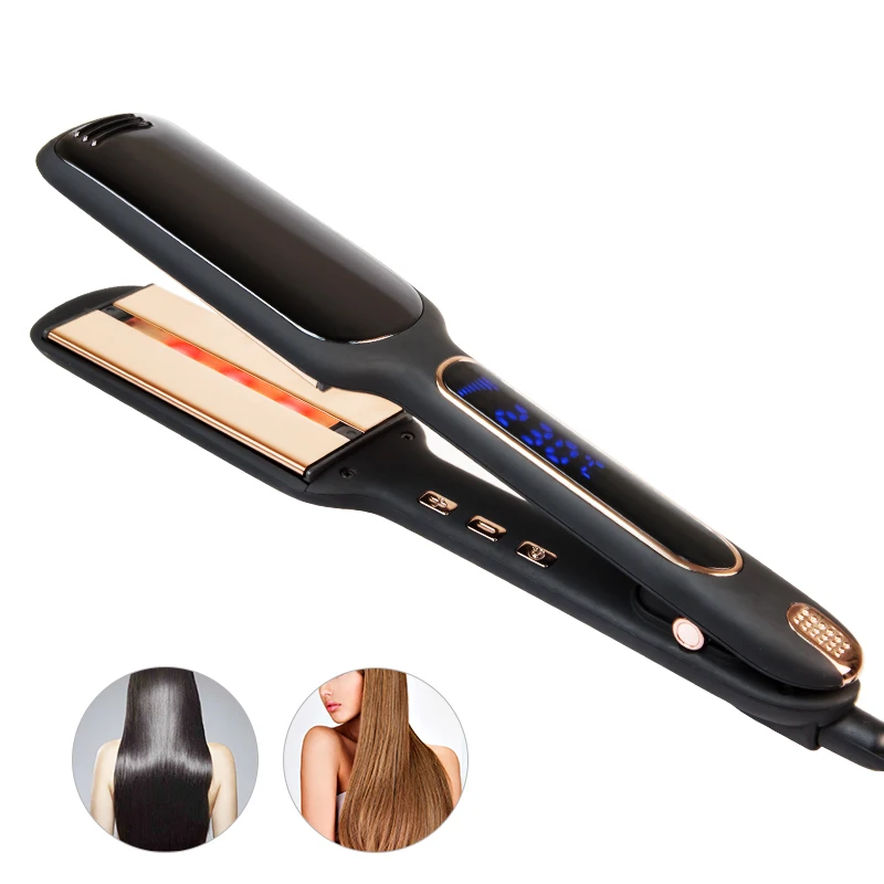 Factory Price Infrared Flat Iron Hair Straightener Vendor Wide Straightener For Hair Styling Tools