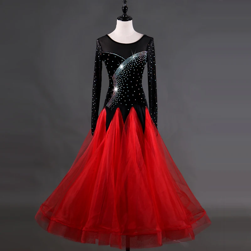 MQ026-1  Factory direct high quality ballroom performance   dancing dress