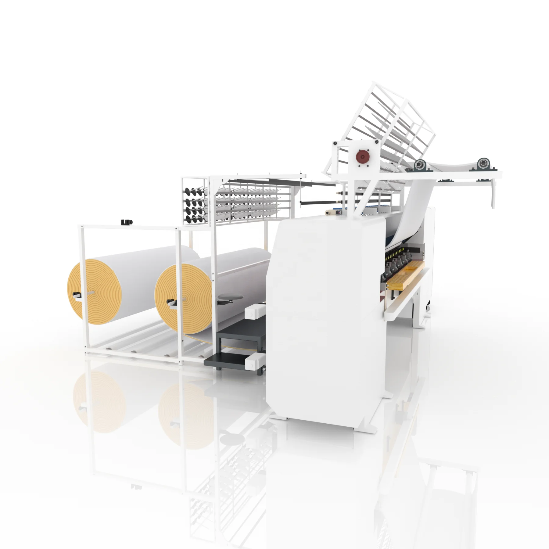 Genmxa высокоскоростная компьютеризированная стежка многоигольные стегальные машины для производства матрасов матраса машина завод