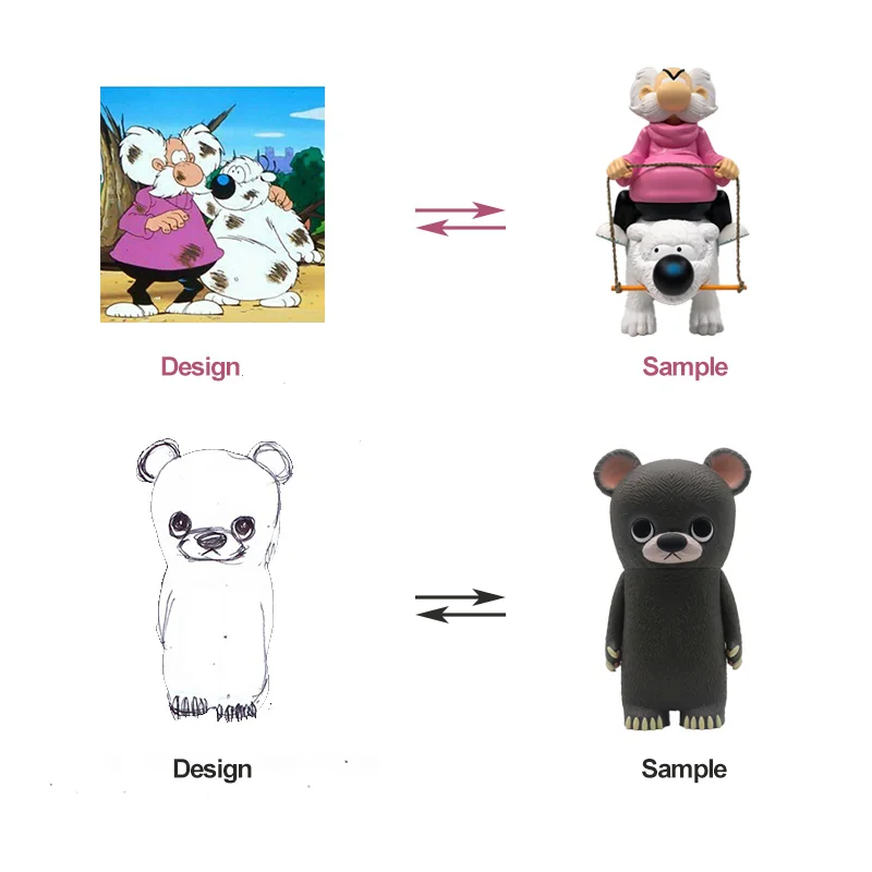 Mini Cute Cartoon Toy Anime Figure Sets/Collection PVC Toys custom action figure