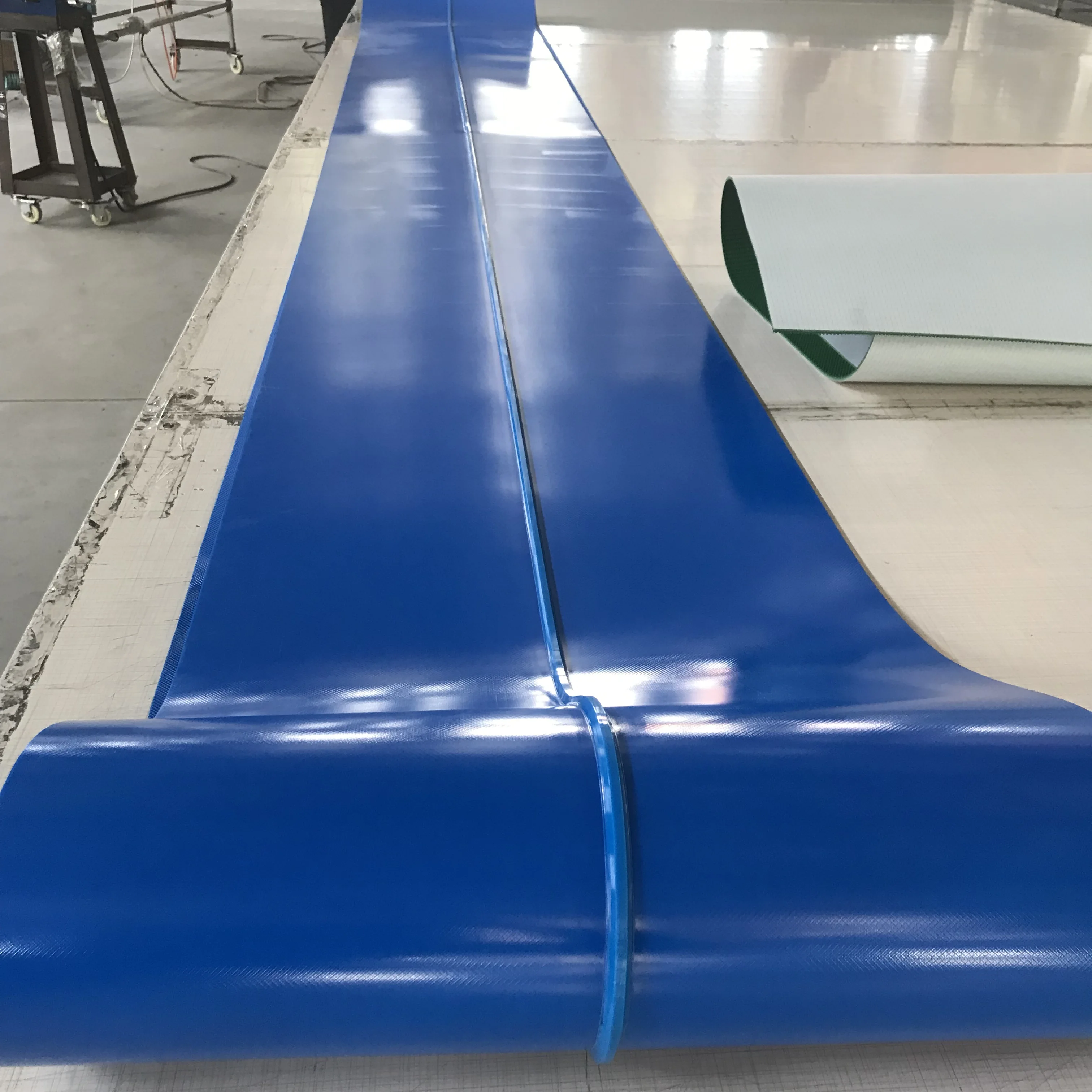 Custom Various Pattern Smooth Logistics Ceramic Food Industrial Factory Manufacturer PVC PU PE Conveyor Belt