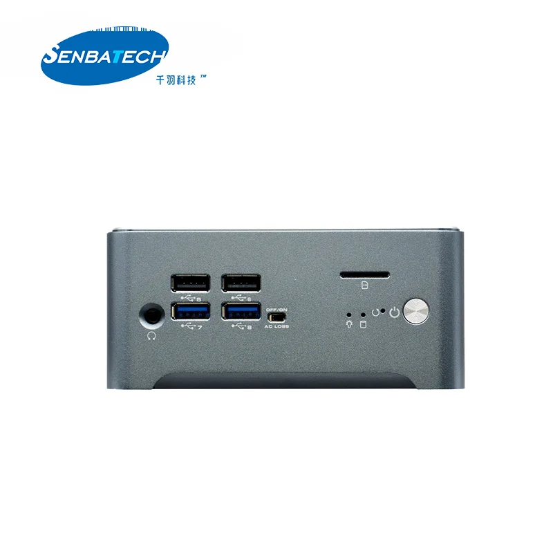 best fanless mini pc 5205u computer ram 64g M.2 2280 nvme PCIEx4 mini computer ops