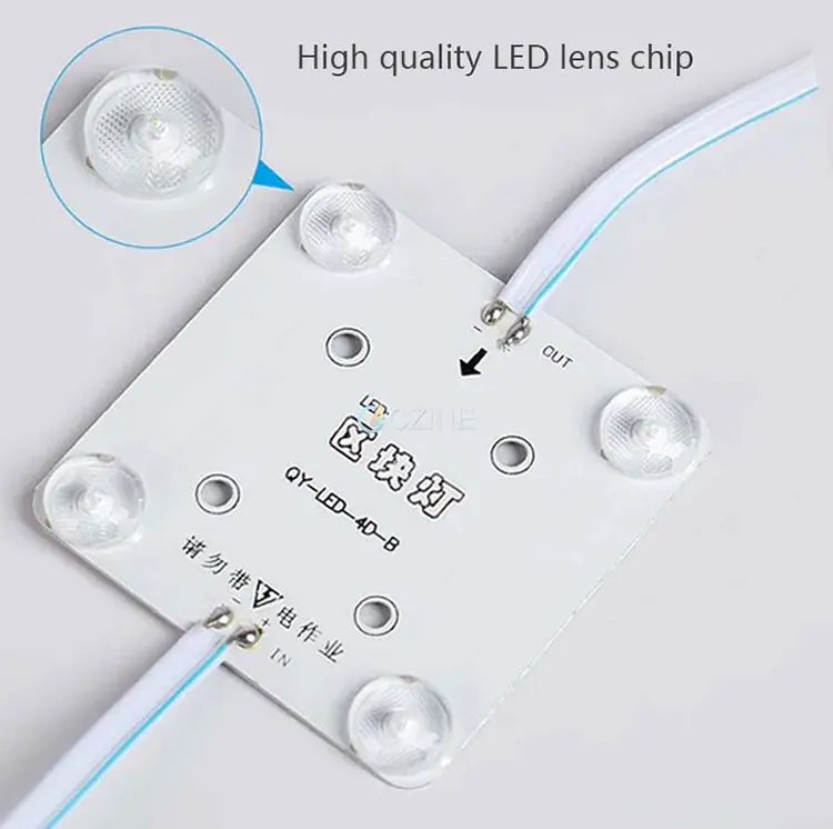 DC12 8 Block chain diffuse reflection led module for stretch ceiling film light box