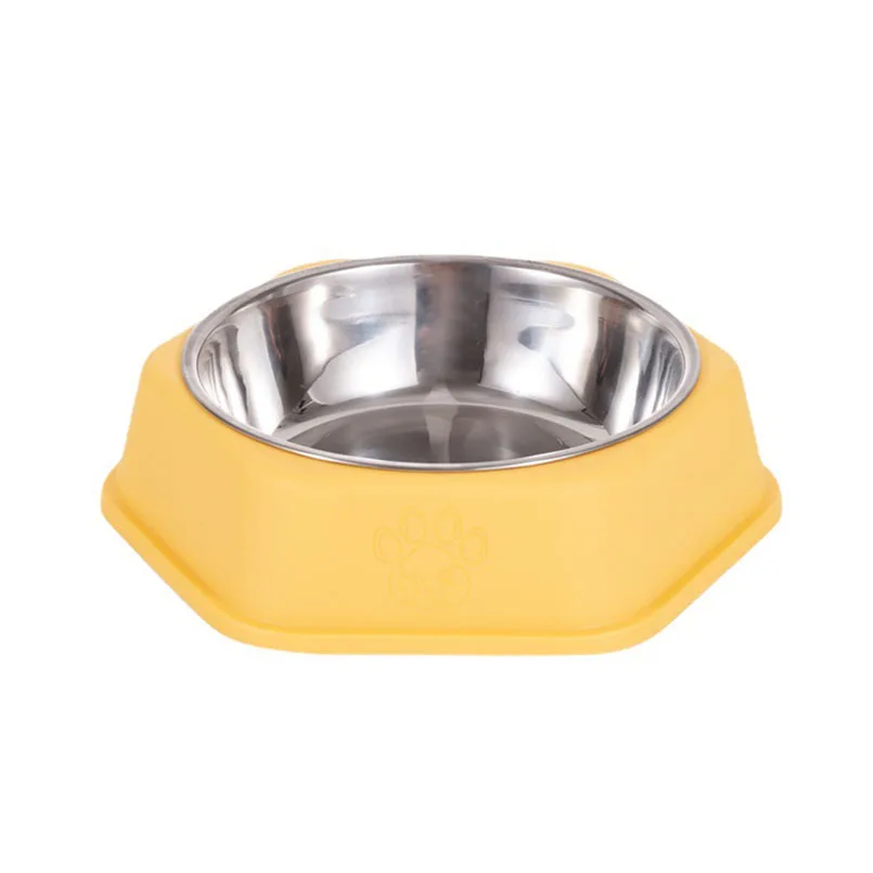 OEM Latest dog bowl stainless steel anti-overturning pet feeding bowl dog food bowls stainless steel