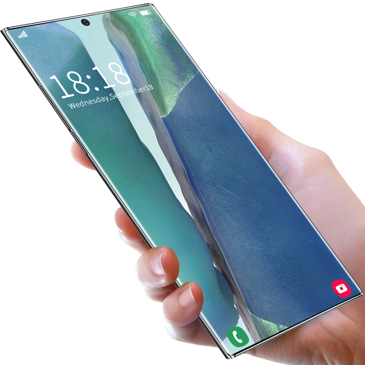 Factory Supply Mobile Phones Note20U 4G 5G Android 12GB + 512GB Face/Fingerprint Unlock Smartphone Gaming Cellphones