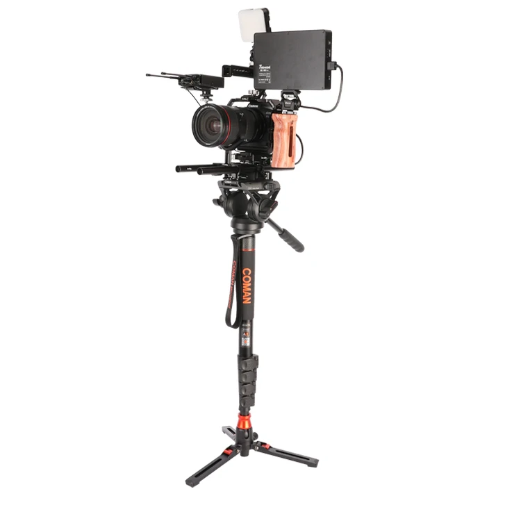 Wholesale monopod aluminum light stand DK327AQ5S video monopod for professional flexible camera