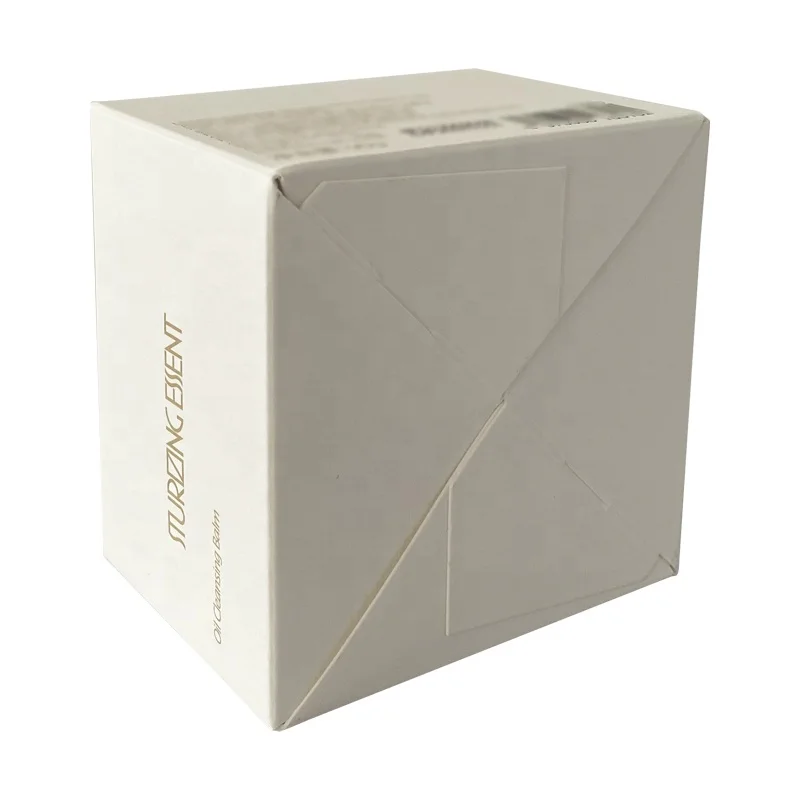 Face Cream/Skin Care Serum Empty Flip Top Paper Box Cosmetic Eye Cream Packing Tuck Top Box with Corrugated Insert Diffuser Box