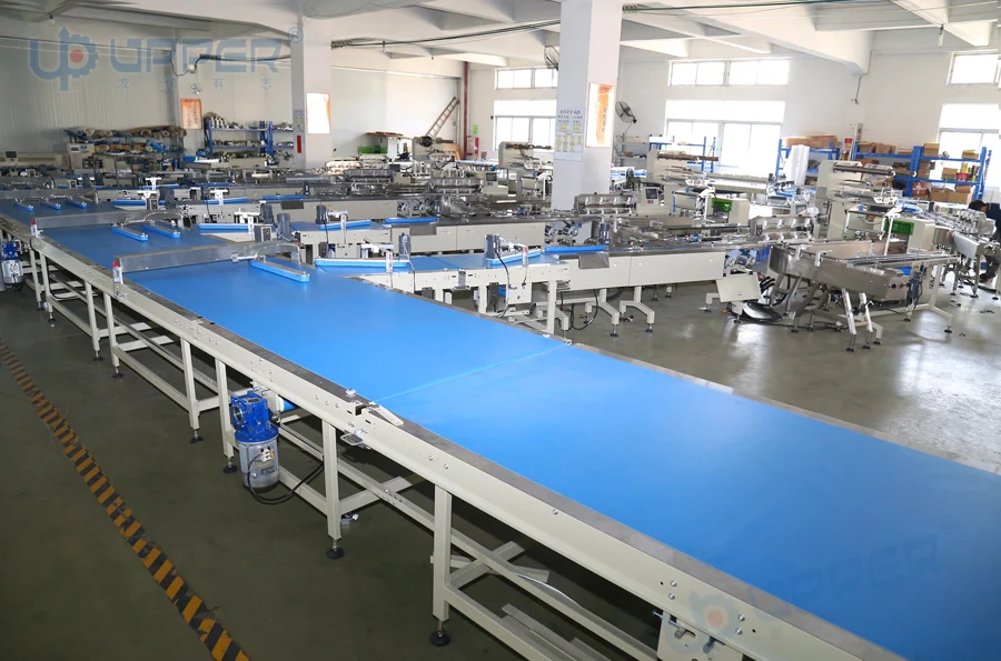 High speed Multi-Function chocolate wafer packing Machines  Automatic biscuit cookie packaging line with tray