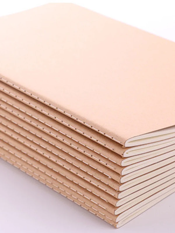 16K Cowhide Car Thread Book With Customizable Logo A5 Blank Retro Cover Thread Bound Book Large Size Book