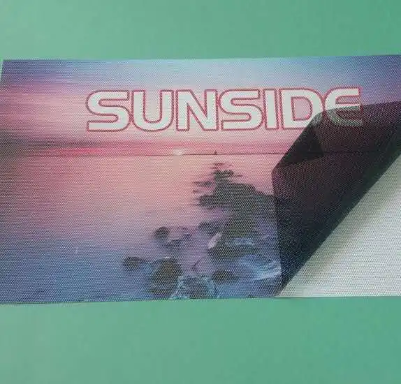 High Quality Perforated Vinyl Window Graphic One Way Vision Car Sticker