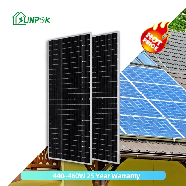 440W-1000W домашняя солнечная панель с 450W IP67 Складная моно PERC полуячейка 550W HJT Тип Максимальная мощность 4 мм2