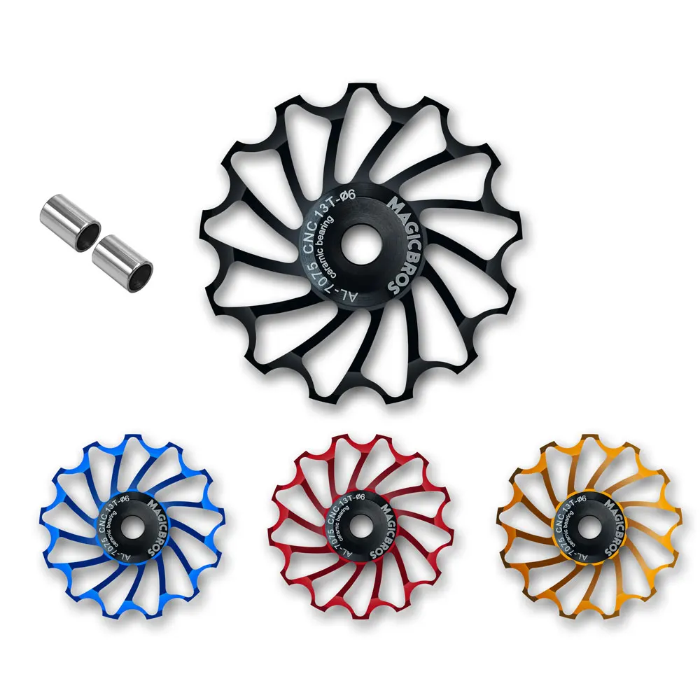 11T 13T Mtb Road Bike Guide Roller Rear Derailleur Transmission Bicycle Wheel Rear Derailleur Ceramic Bearing Pulley