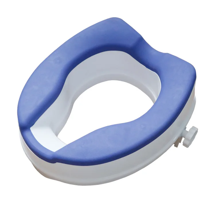 Bofan Comfortable Anti-Slip Raised 4 Inches Toilet Seat PP TPR Plastic Toilet Seat Cover without Handle for Elderly and Pregnant