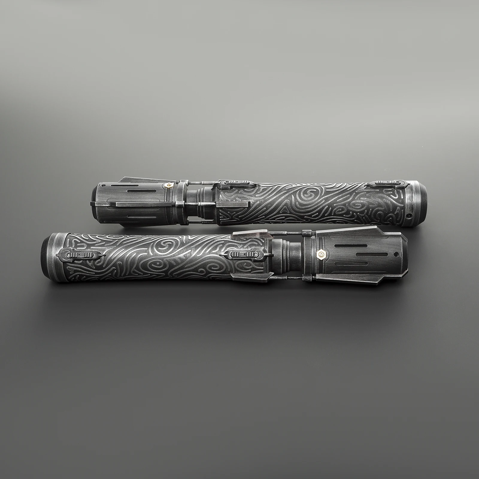 Nexus Saber delicate Satele Shan weathered xenopixel lightsaber Bluetooth app control infinite RGB colors changing double blades