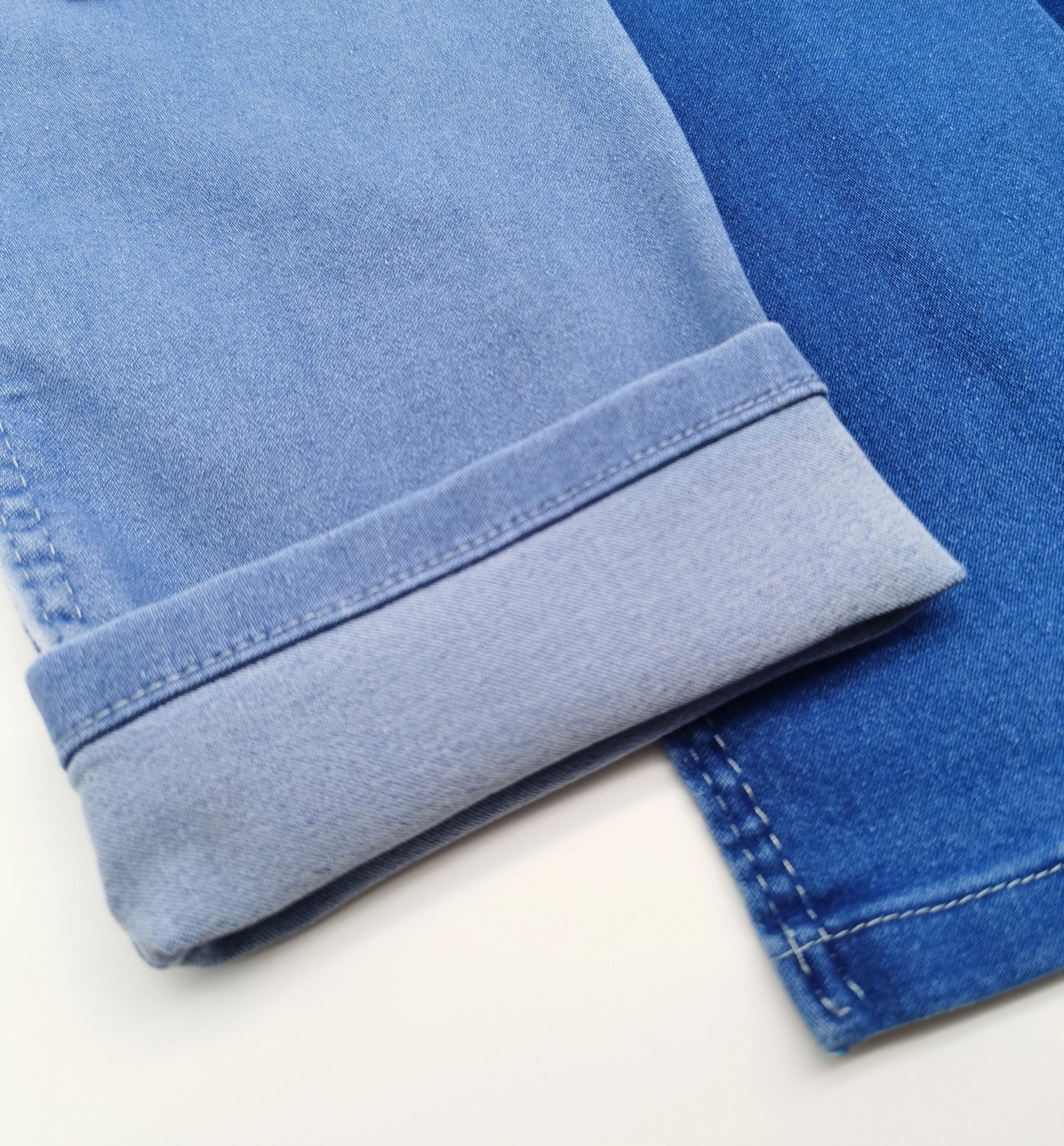 Высококачественная сатиновая ткань JG3217X, 72% хлопок, 25% T, 3% SP, 7,9 OZ, оптовая продажа от производителя, джинсовая ткань