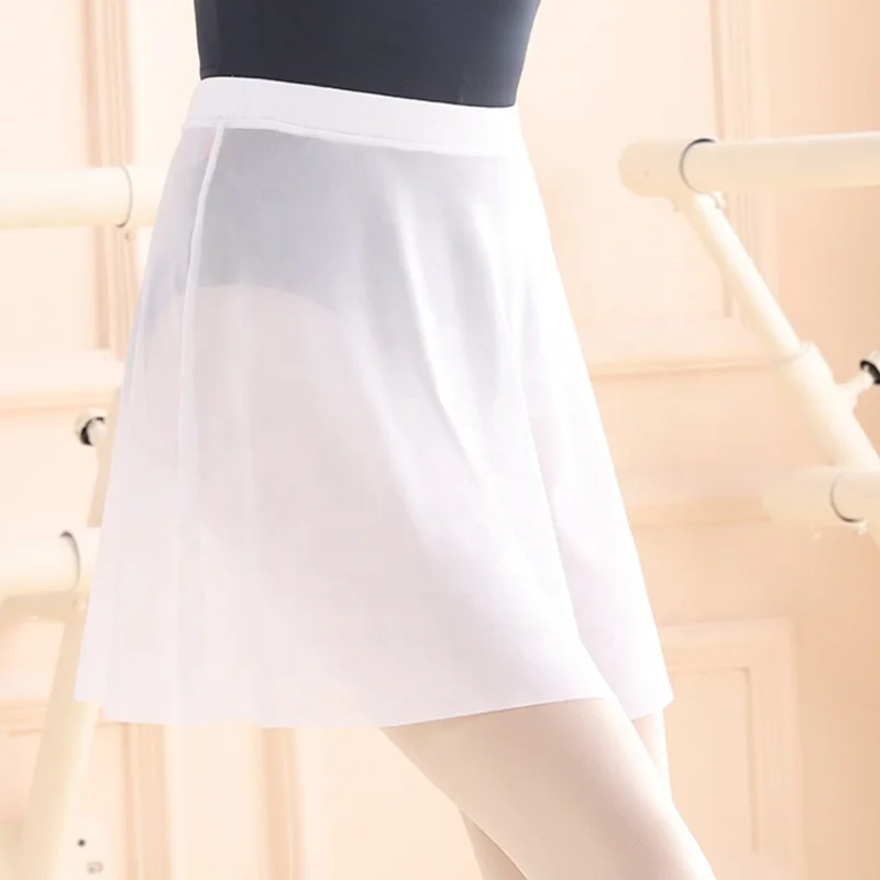 
Wholesale Mesh Ballet Skirt Women Girls Adult Ballerina Professional Elastic Dance Dress Gymnastics Training Costumes Miniskirts 