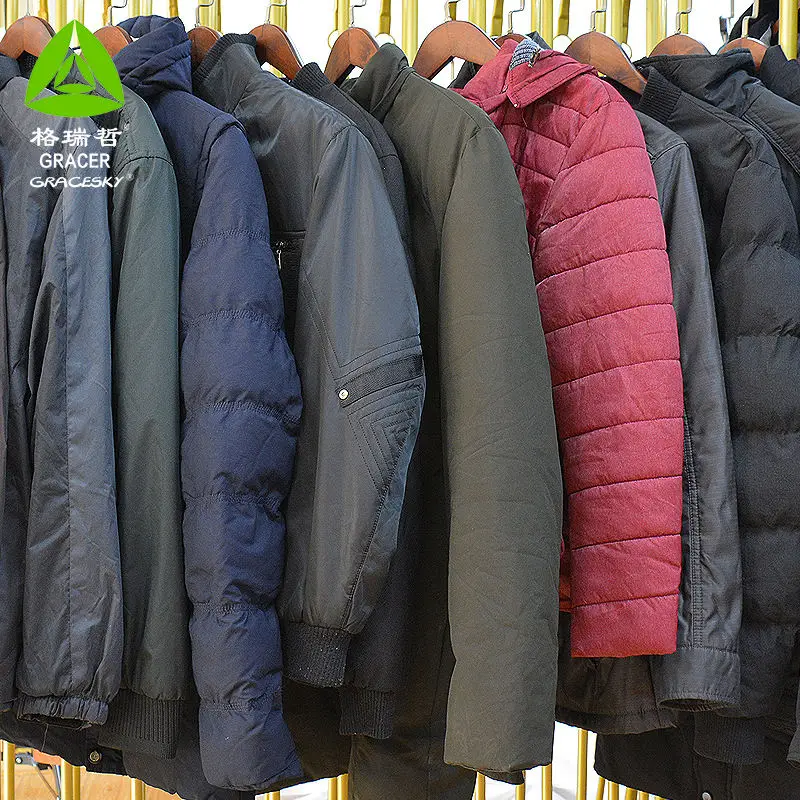 Autumn Winter Used Clothing Bale Women Worsted Cotton Jacket Bales Of Second Hand Clothes Bulk Coats