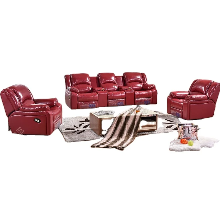 Hotel Living room electric recliner sofa,recliner sofa china,leather sofa set recliner