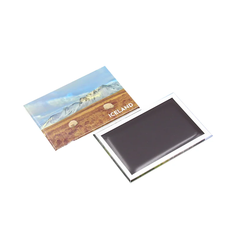 Direct Factory Supply Custom Tin Metal Refrigerator Fridge Magnet Magnetic Sticker with Unique Shape