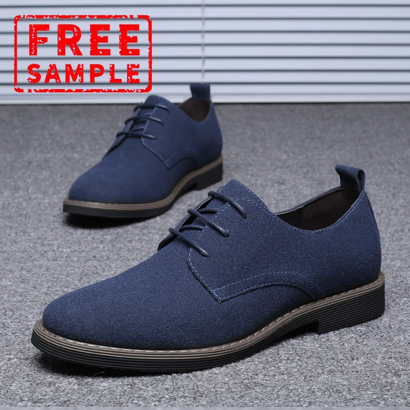 VIKEDUO GX2 Wholesale British Style Big Size Formal Suede Office Mens Dress Shoes