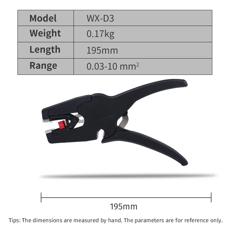 LEKON Cable Crimping Tool Line Clamp High Quality Cable Crimping Tools TC-1 Hand Wire Crimping Tool WX-D3