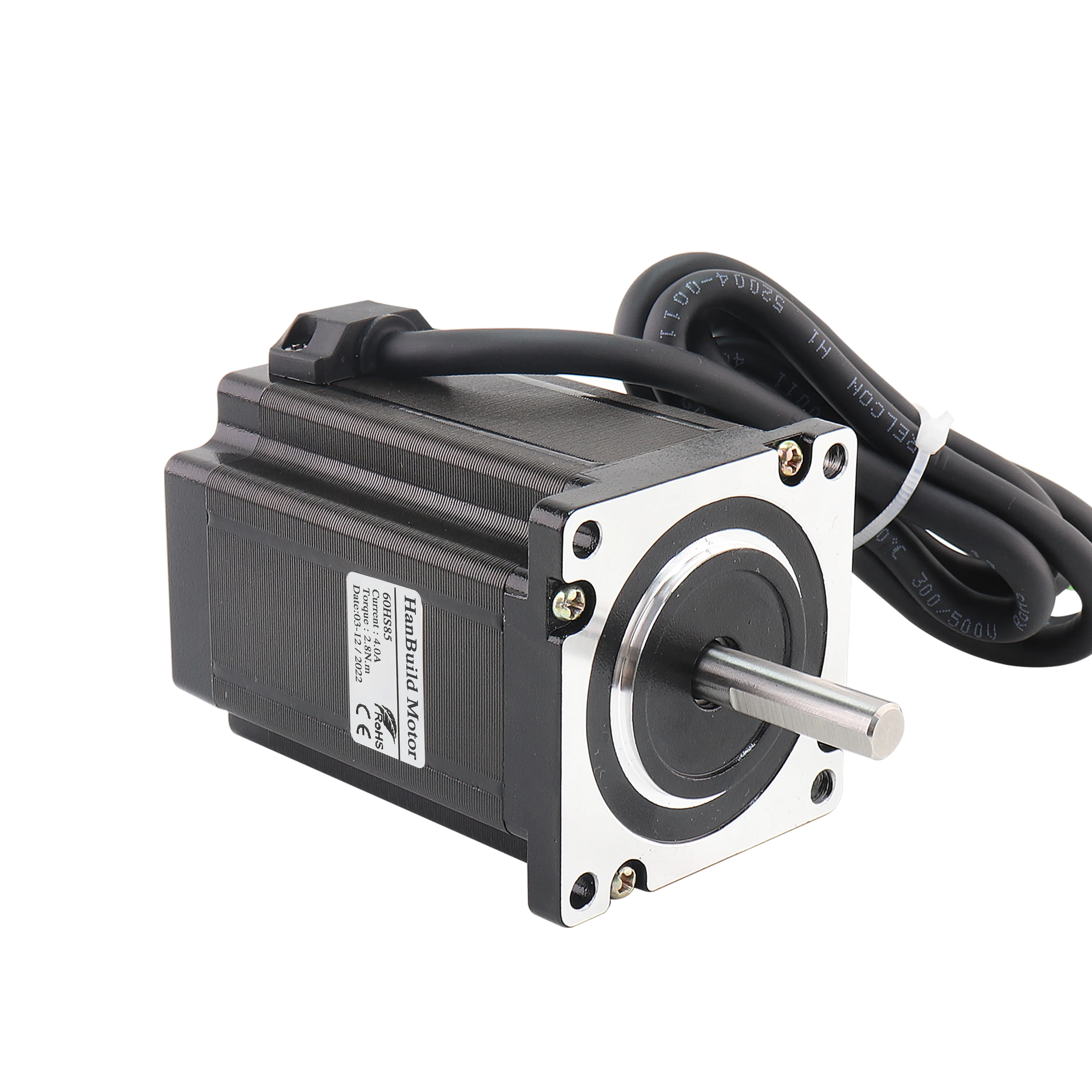 Hanbuild Nema24 шаговый двигатель 4.0A 60HS85 100 Диаметр вала 8 мм подходит для гравировальный станок с ЧПУ 2 фаза 60 24V