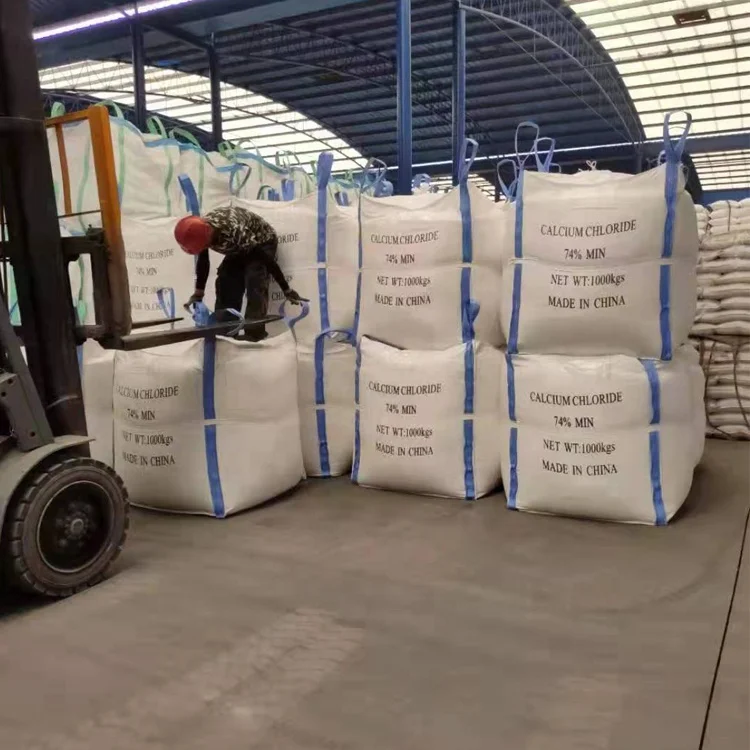 calcium chloride 74% min. flake pufusion in multi effect evaporator for concrete snow removal activator