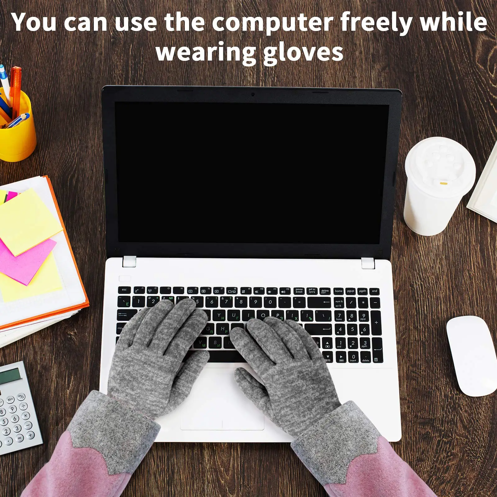 Модные женские перчатки, модные смарт-сенсорные флисовые шерстяные кашемировые перчатки