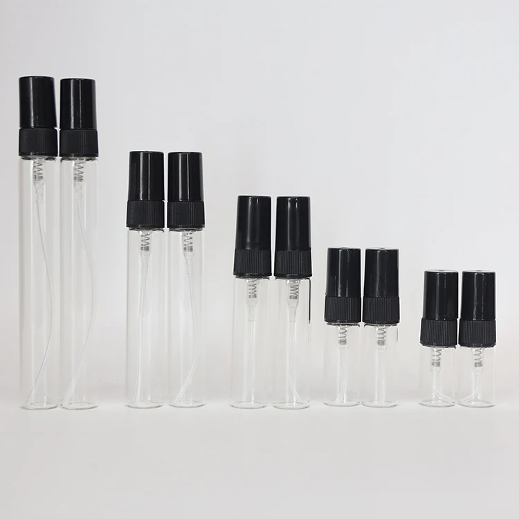 Factory sale cheap price mini perfume glass bottle with plastic spray cap