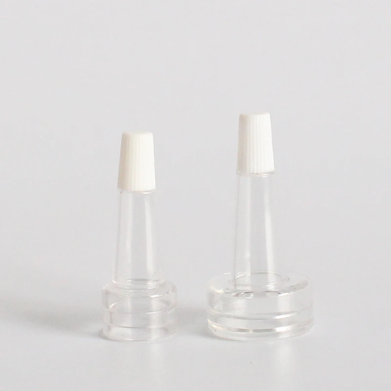 Free Sample Laboratory Use White Clear Diameter 13mm 20mm PVC Plastic Vial Dropper Cap